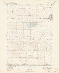 Download a high-resolution, GPS-compatible USGS topo map for Bronco Lake, NE (1949 edition)