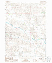 Download a high-resolution, GPS-compatible USGS topo map for Brownlee Flats, NE (1986 edition)