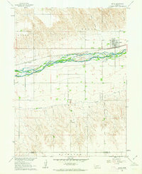 Download a high-resolution, GPS-compatible USGS topo map for Brule, NE (1963 edition)