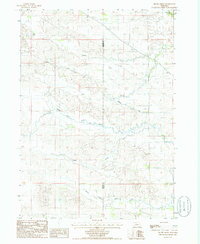 Download a high-resolution, GPS-compatible USGS topo map for Brush Creek, NE (1985 edition)