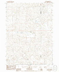 Download a high-resolution, GPS-compatible USGS topo map for Bucktail, NE (1986 edition)