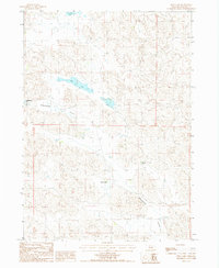 Download a high-resolution, GPS-compatible USGS topo map for Bull Lake, NE (1987 edition)