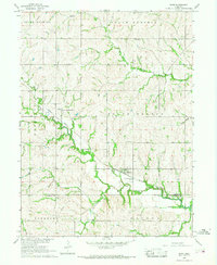 Download a high-resolution, GPS-compatible USGS topo map for Burr, NE (1968 edition)