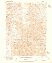 1952 Map of Garfield County, NE, 1954 Print