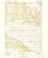 preview thumbnail of historical topo map of Boyd County, NE in 1951