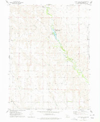 preview thumbnail of historical topo map of Hayes County, NE in 1974