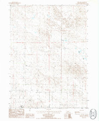 Download a high-resolution, GPS-compatible USGS topo map for Camp Lake, NE (1986 edition)