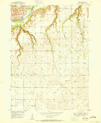 1950 Map of Carns
