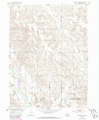 preview thumbnail of historical topo map of Boone County, NE in 1954