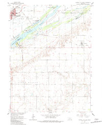 Download a high-resolution, GPS-compatible USGS topo map for Central City East, NE (1983 edition)