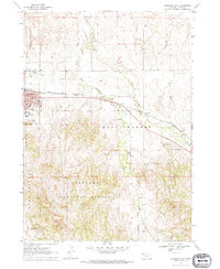 preview thumbnail of historical topo map of Dawes County, NE in 1970