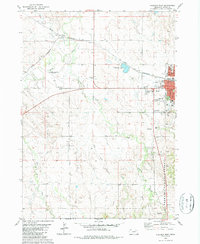 1980 Map of Chadron West, 1987 Print