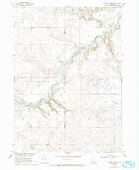 Download a high-resolution, GPS-compatible USGS topo map for Coburn Canyon, NE (1993 edition)