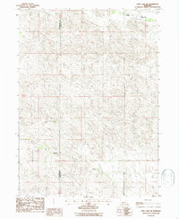 Download a high-resolution, GPS-compatible USGS topo map for Cody Lake SW, NE (1986 edition)