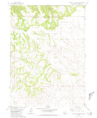 Download a high-resolution, GPS-compatible USGS topo map for Coffee Mill Butte SW, NE (1981 edition)