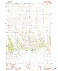 Download a high-resolution, GPS-compatible USGS topo map for Cornell Dam, NE (1984 edition)
