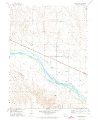 Download a high-resolution, GPS-compatible USGS topo map for Coumbe Bluff, NE (1974 edition)
