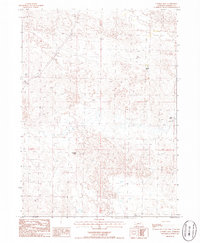 Download a high-resolution, GPS-compatible USGS topo map for Cowboy Hill, NE (1986 edition)