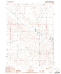 Download a high-resolution, GPS-compatible USGS topo map for Crookston West, NE (1985 edition)