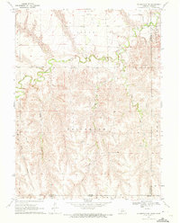 preview thumbnail of historical topo map of Hitchcock County, NE in 1970