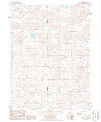 Download a high-resolution, GPS-compatible USGS topo map for Curry Lake, NE (1986 edition)