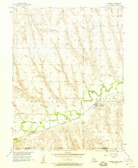 1957 Map of Danbury, 1958 Print
