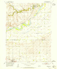 Download a high-resolution, GPS-compatible USGS topo map for Dannebrog, NE (1953 edition)