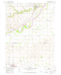 Download a high-resolution, GPS-compatible USGS topo map for Dannebrog, NE (1977 edition)