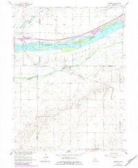 preview thumbnail of historical topo map of Adams County, NE in 1962