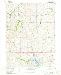 Download a high-resolution, GPS-compatible USGS topo map for Denton, NE (1965 edition)
