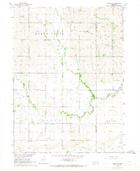 Download a high-resolution, GPS-compatible USGS topo map for Dodge SW, NE (1968 edition)