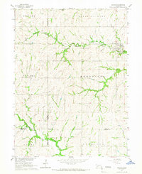 Download a high-resolution, GPS-compatible USGS topo map for Douglas, NE (1966 edition)