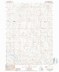 Download a high-resolution, GPS-compatible USGS topo map for Duck Lake SW, NE (1986 edition)