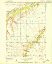 Download a high-resolution, GPS-compatible USGS topo map for Dustin, NE (1951 edition)