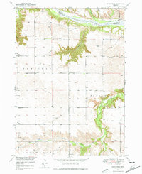 Download a high-resolution, GPS-compatible USGS topo map for Dutch Creek, NE (1976 edition)