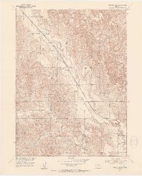 Download a high-resolution, GPS-compatible USGS topo map for Eddyville SW, NE (1953 edition)