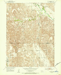 Download a high-resolution, GPS-compatible USGS topo map for Eddyville, NE (1953 edition)