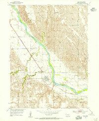 Download a high-resolution, GPS-compatible USGS topo map for Elba, NE (1955 edition)
