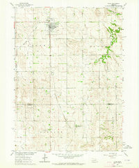 Download a high-resolution, GPS-compatible USGS topo map for Elgin, NE (1964 edition)