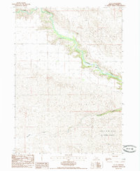 Download a high-resolution, GPS-compatible USGS topo map for Eli SE, NE (1985 edition)