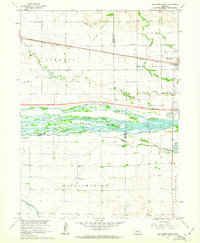 Download a high-resolution, GPS-compatible USGS topo map for Elm Creek West, NE (1963 edition)