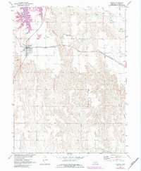 Download a high-resolution, GPS-compatible USGS topo map for Elwood, NE (1983 edition)