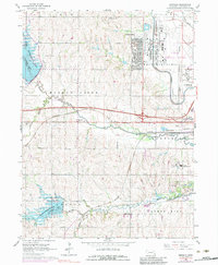Download a high-resolution, GPS-compatible USGS topo map for Emerald, NE (1983 edition)