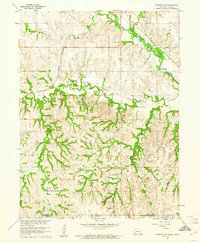 Download a high-resolution, GPS-compatible USGS topo map for Fairbury SW, NE (1961 edition)
