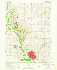 Download a high-resolution, GPS-compatible USGS topo map for Fairbury, NE (1962 edition)