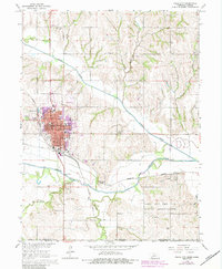 Download a high-resolution, GPS-compatible USGS topo map for Falls City, NE (1984 edition)