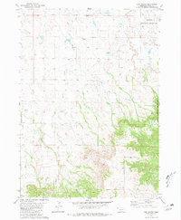 preview thumbnail of historical topo map of Sioux County, NE in 1980