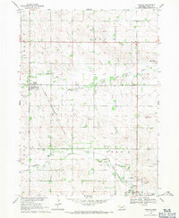 1968 Map of Fordyce, 1971 Print