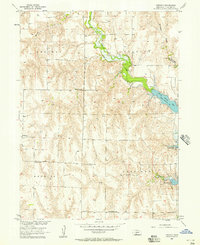 Download a high-resolution, GPS-compatible USGS topo map for Freedom, NE (1957 edition)