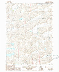 Download a high-resolution, GPS-compatible USGS topo map for Frye Lake, NE (1988 edition)